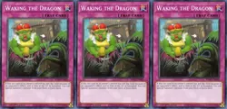 3x Waking the Dragon | SDAZ-EN040 | Common | 1st Ed | NM | YuGiOh - Image 1
