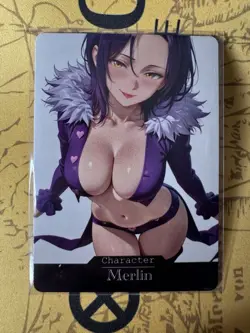 Merlin Seven Deadly Sins ACG Goddess Story Waifu Anime Custom Card - Image 1