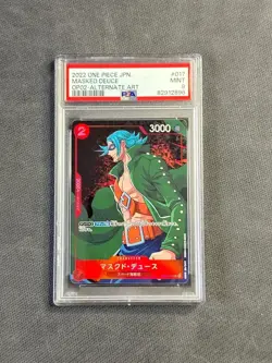 Masked Deuce - 2022 One Piece Card Game JPN. OP02-Alternate Art OP02-017 R PSA 9 - Image 1