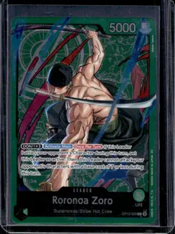 2025 One Piece Learn Together Promo Roronoa Zoro Leader #Op12-020 - Image 1