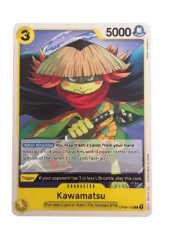 New: One Piece CCG Kawamatsu OP06-103 Wings of the Captain Regular Common - Image 1