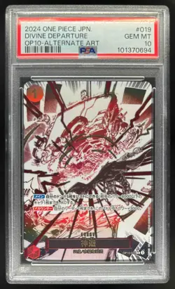 2024 One Piece Japanese Divine Departure Alternate Art Rare #OP10-019 PSA 10 - Image 1