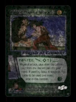25 Goku's Physical Attack 2000 Holo Dragon Ball Z Trading Card TCG CCG - Image 1