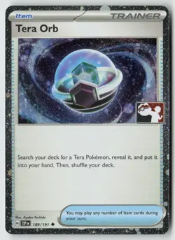 Tera Orb 189/191 - Prize Pack Series Cards Holo - PTCG - Image 1