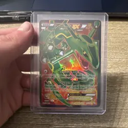 Pokemon Rayquaza EX Full Art Holo Rare Dragon 123/124 170 HP Card - Image 4