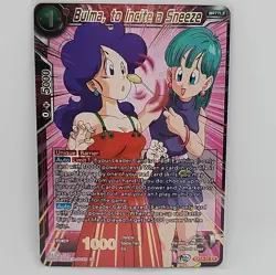 Dragonball Super Cards - Bulma, to Incite a Sneeze - EX19-01 **Near Mint** - Image 1