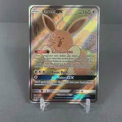 Eevee GX SM233 NM Full Art Promo Rare Pokemon Card NM - Image 1