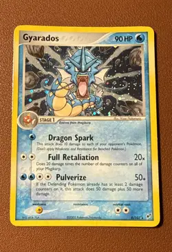 Gyarados 8/107 EX Deoxys set 2005 Pokemon holo rare card MP - Image 1