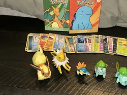 Pokemon Lot 40+ Cards, 2 Sealed Packs, 7 Figures – Starter Bundle - Image 2