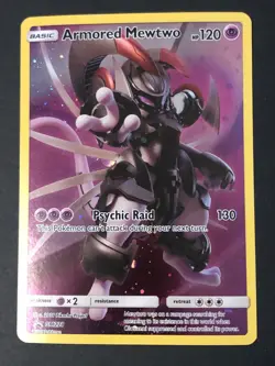 Armored Mewtwo SM228 Pokemon Sun & Moon Promo Ultra Rare Card NM - Image 1