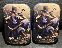 2X One Piece TCG - Sabo Mini Tin Vol.2 English 2 Packs Of OP 13 & Promo - Image 1