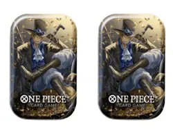 2X One Piece TCG - Sabo Mini Tin Vol.2 English 2 Packs Of OP 13 & Promo - Image 2