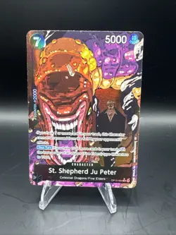 St. Shepherd Ju Peter (Alt Art) OP13-084 Carrying On His Will One Piece Foil - Image 1