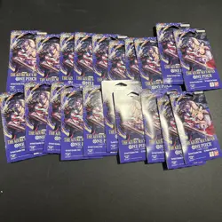 (Lot of 20) One Piece OP-14 Sleeved Booster Packs - The Azure Sea's Seven SEALED - Image 1