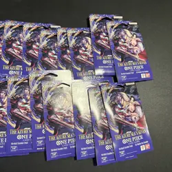 (Lot of 20) One Piece OP-14 Sleeved Booster Packs - The Azure Sea's Seven SEALED - Image 3