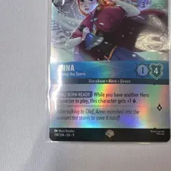 Frozen Anna - Braving the Storm Foil 218/204 Disney Lorcana Fabled - Image 3
