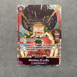 Monkey D Luffy OP07-073 BANDAI Card Games Fest 25-26 Promo One Piece Cards - Image 1