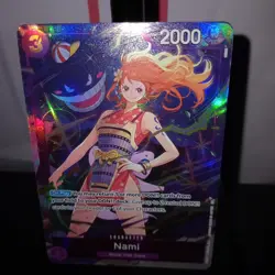 Nami OP09-070 Premium Card Collection Vol.4 One Piece Gengar Nami English AA - Image 3