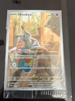 Pokemon TCG Mimikyu Scarlet & Violet Promo Card 075/Promo Factory Sealed - Image 1
