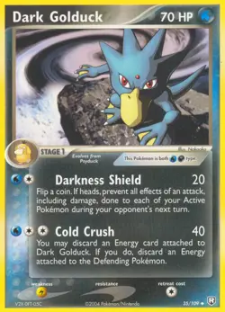 Dark Golduck 35/109 Team Rocket Returns Uncommon English Pokemon Card HP - Image 1