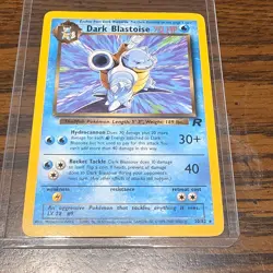 Pokemon Dark Blastoise Team Rocket Rare Unlimited 20/82 English TCG Card 70 HP - Image 1