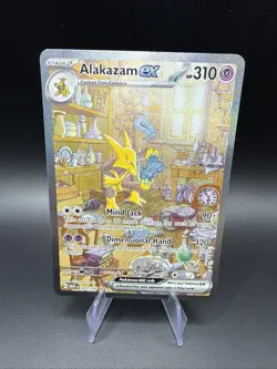 Pokemon TCG Alakazam EX 201/165 Scarlet & Violet 151 Card - Image 1