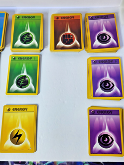 Pokemon Vintage 283 Energy Card Lot - Base Set/2, Neo Genesis, Gym Challenge - Image 3
