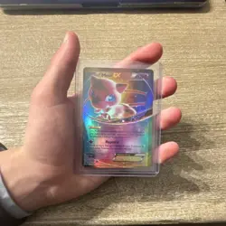 Pokemon Mew EX Full Art Holo Card 46/124 Psychic Basic English - Image 1