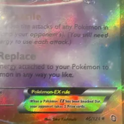 Pokemon Mew EX Full Art Holo Card 46/124 Psychic Basic English - Image 3
