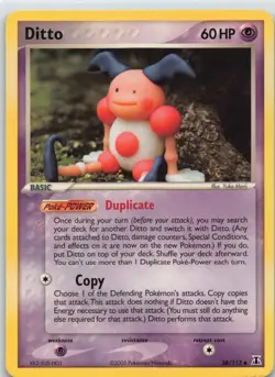 Ditto [Mr. Mime] 38/113 2005 EX Delta Species Pokemon Card Common - NM - Image 1