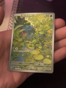 Bulbasaur Holo Card 166/165 Scarlet & Violet 151 Series Near Mint/Mint Condition - Image 4