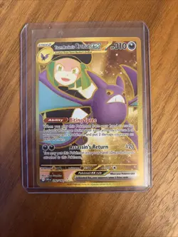 Team Rockets Crobat EX 242/182 Hyper Rare Gold Card Destined Rivals - Image 1