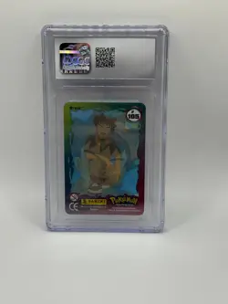 2004 Pokemon Action Card Brock Lenticular graded 9! Rare - Image 3