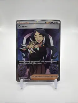 Pokemon TCG Drasna 231/191 2024 Surging Sparks Ultra Rare Card - NM - Image 1