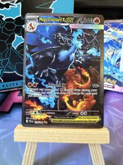 Pokemon Mega Charizard X EX 125/094 PFL Holo Rare Mega Evolution Card Fresh Pull - Image 1