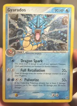 Pokemon Gyarados TCG Holo Rare 8/107 Deoxys 2005 Card Heavily Played See Photos! - Image 1