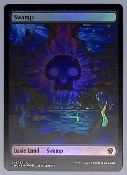 Swamp - Showcase - Foil - 279 - Dominaria United (DMU) MTG - Image 1