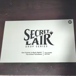 MTG SECRET LAIR Dan Frazier is Back Again: Allied Talismans [FOIL ETCHED] SEALED - Image 1