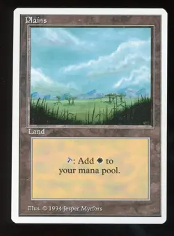 NM/MINT Summer Magic Plains {TREES} ~ Vintage MTG ~ RARER than Alpha!!! - Image 1