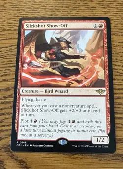 Slickshot Show-Off Outlaws of Thunder Junction Regular MTG MAGIC THE GATHERING R - Image 1