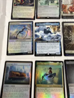 Opened Spider Man Collector Booster Pack Contents (including Rares And Uncommon) - Image 2