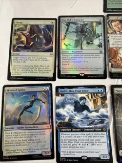 Opened Spider Man Collector Booster Pack Contents (including Rares And Uncommon) - Image 3