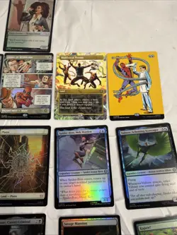 Opened Spider Man Collector Booster Pack Contents (including Rares And Uncommon) - Image 4