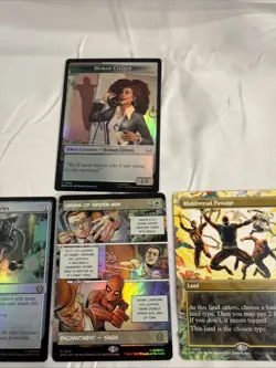Opened Spider Man Collector Booster Pack Contents (including Rares And Uncommon) - Image 5