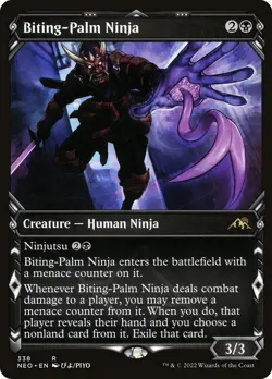 Biting-Palm Ninja (Showcase) - 338 / English / Near Mint MTG - Image 1