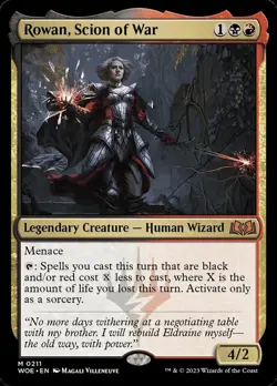 Rowan, Scion of War x1 - Wilds of Eldraine - NM-Mint, English - Wilds of Eldrain - Image 1