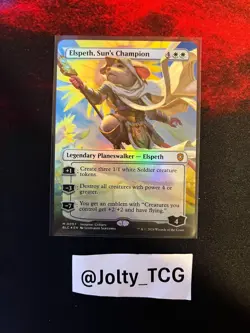 Elspeth, Sun's Champion (Borderless) Commander: Bloomburrow Foil 0097 - Image 1