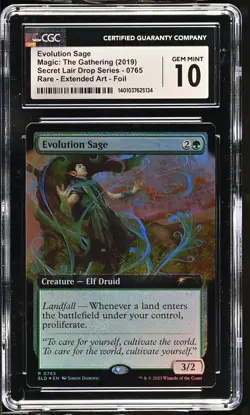 EVOLUTION SAGE Secret Lair Foil CGC 10 MTG [Nostalgium] - Image 1