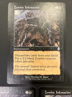 3x Zombie Infestation - Odyssey: #170, Mtg Magic: The Gathering Nm UP - Image 2