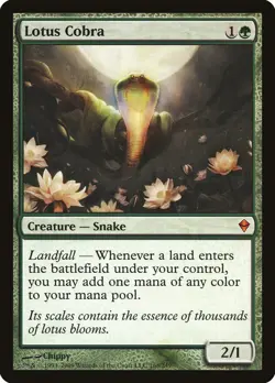 Foil - Lotus Cobra - 168 / NM / English MTG - Image 1